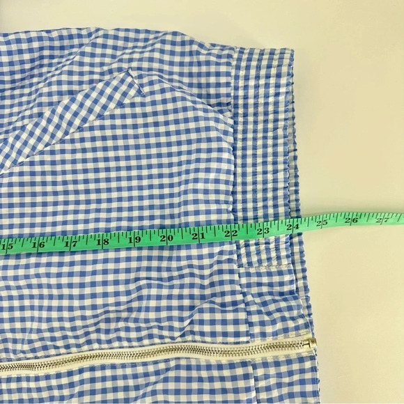 Vintage 90s Gingham bomber windbreaker jacket - Picture 7 of 8